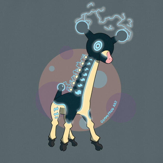 Unovan Girafarig [electrified] (original)
